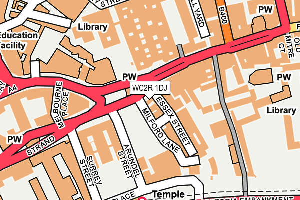 WC2R 1DJ map - OS OpenMap – Local (Ordnance Survey) WC2R 1DJ map - OS OpenMap – Local (Ordnance Survey)