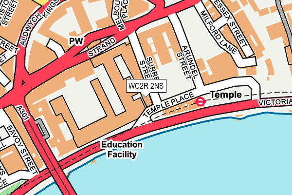 WC2R 2NS map - OS OpenMap – Local (Ordnance Survey) WC2R 2NS map - OS OpenMap – Local (Ordnance Survey)