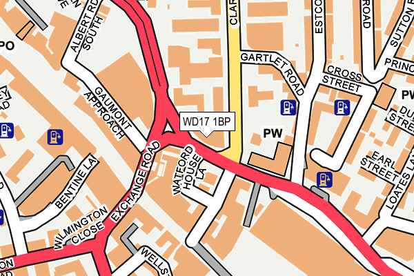 WD17 1BP map - OS OpenMap – Local (Ordnance Survey) WD17 1BP map - OS OpenMap – Local (Ordnance Survey)