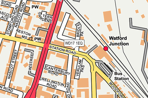 WD17 1EQ map - OS OpenMap – Local (Ordnance Survey) WD17 1EQ map - OS OpenMap – Local (Ordnance Survey)
