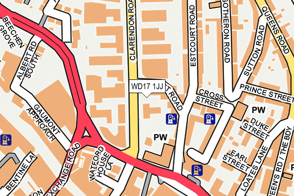 WD17 1JJ map - OS OpenMap – Local (Ordnance Survey) WD17 1JJ map - OS OpenMap – Local (Ordnance Survey)