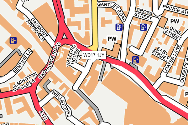 WD17 1JY map - OS OpenMap – Local (Ordnance Survey) WD17 1JY map - OS OpenMap – Local (Ordnance Survey)