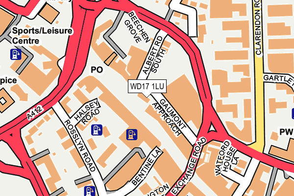 WD17 1LU map - OS OpenMap – Local (Ordnance Survey) WD17 1LU map - OS OpenMap – Local (Ordnance Survey)