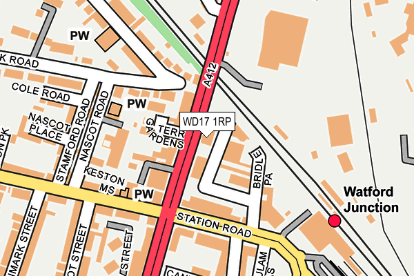 WD17 1RP map - OS OpenMap – Local (Ordnance Survey) WD17 1RP map - OS OpenMap – Local (Ordnance Survey)