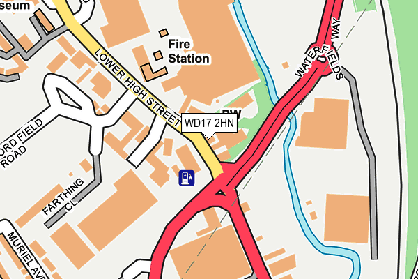 WD17 2HN map - OS OpenMap – Local (Ordnance Survey) WD17 2HN map - OS OpenMap – Local (Ordnance Survey)
