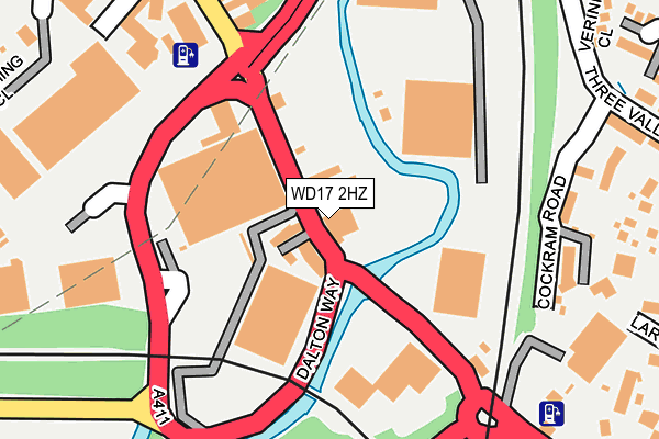 WD17 2HZ map - OS OpenMap – Local (Ordnance Survey) WD17 2HZ map - OS OpenMap – Local (Ordnance Survey)