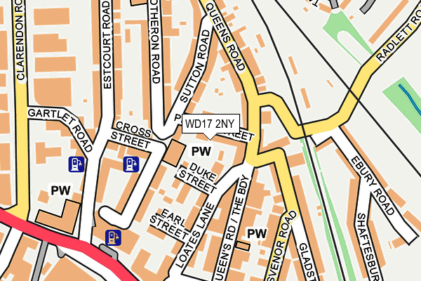 WD17 2NY map - OS OpenMap – Local (Ordnance Survey) WD17 2NY map - OS OpenMap – Local (Ordnance Survey)
