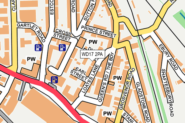 WD17 2PA map - OS OpenMap – Local (Ordnance Survey) WD17 2PA map - OS OpenMap – Local (Ordnance Survey)