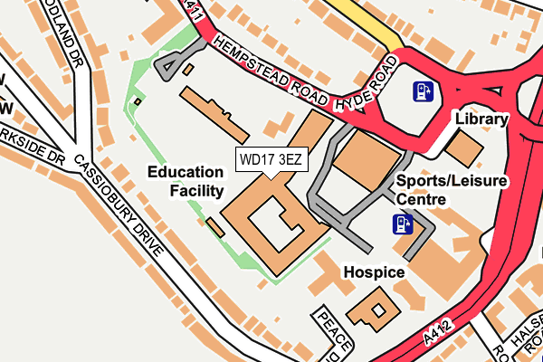 WD17 3EZ map - OS OpenMap – Local (Ordnance Survey) WD17 3EZ map - OS OpenMap – Local (Ordnance Survey)