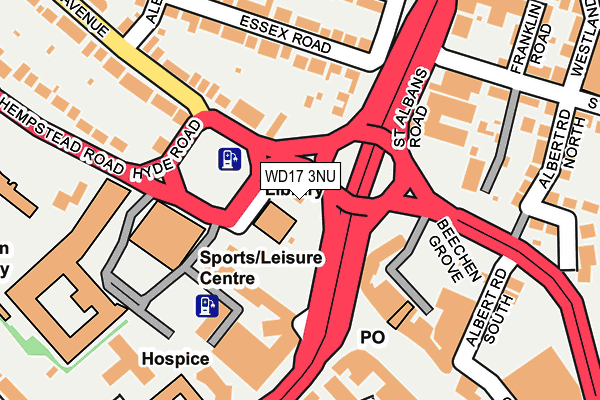 WD17 3NU map - OS OpenMap – Local (Ordnance Survey) WD17 3NU map - OS OpenMap – Local (Ordnance Survey)