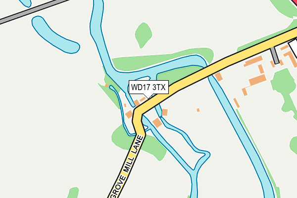 WD17 3TX map - OS OpenMap – Local (Ordnance Survey) WD17 3TX map - OS OpenMap – Local (Ordnance Survey)