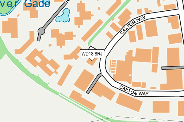 WD18 8RJ map - OS OpenMap – Local (Ordnance Survey) WD18 8RJ map - OS OpenMap – Local (Ordnance Survey)