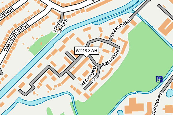 WD18 8WH map - OS OpenMap – Local (Ordnance Survey) WD18 8WH map - OS OpenMap – Local (Ordnance Survey)