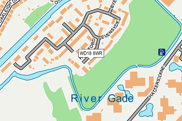WD18 8WR map - OS OpenMap – Local (Ordnance Survey) WD18 8WR map - OS OpenMap – Local (Ordnance Survey)