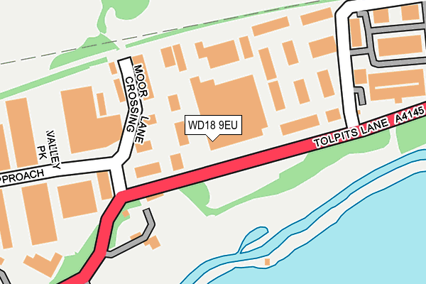 WD18 9EU map - OS OpenMap – Local (Ordnance Survey) WD18 9EU map - OS OpenMap – Local (Ordnance Survey)