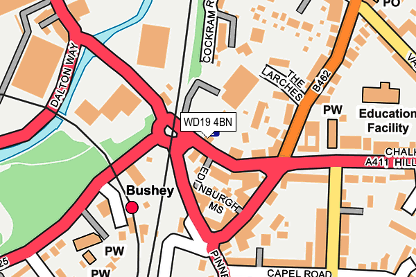WD19 4BN map - OS OpenMap – Local (Ordnance Survey) WD19 4BN map - OS OpenMap – Local (Ordnance Survey)