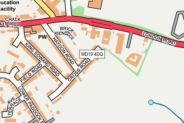 WD19 4DQ map - OS OpenMap – Local (Ordnance Survey) WD19 4DQ map - OS OpenMap – Local (Ordnance Survey)