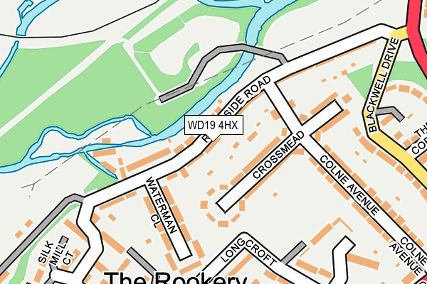 WD19 4HX map - OS OpenMap – Local (Ordnance Survey) WD19 4HX map - OS OpenMap – Local (Ordnance Survey)