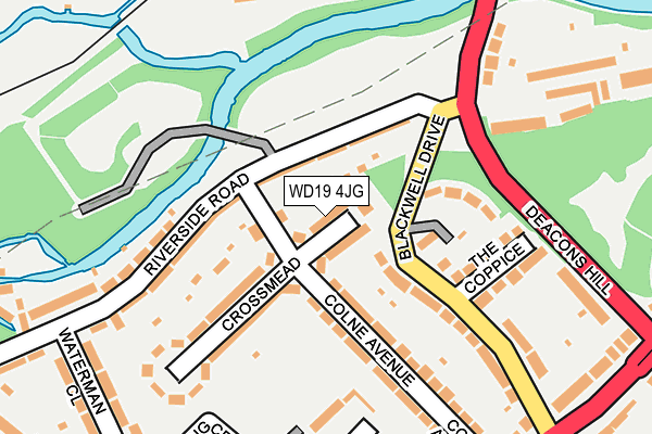 WD19 4JG map - OS OpenMap – Local (Ordnance Survey) WD19 4JG map - OS OpenMap – Local (Ordnance Survey)