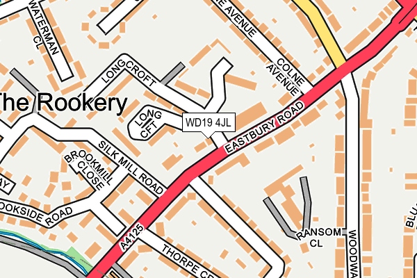 WD19 4JL map - OS OpenMap – Local (Ordnance Survey) WD19 4JL map - OS OpenMap – Local (Ordnance Survey)