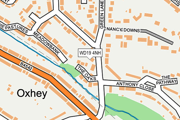WD19 4NH map - OS OpenMap – Local (Ordnance Survey) WD19 4NH map - OS OpenMap – Local (Ordnance Survey)