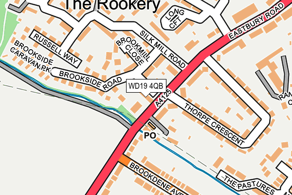 WD19 4QB map - OS OpenMap – Local (Ordnance Survey) WD19 4QB map - OS OpenMap – Local (Ordnance Survey)