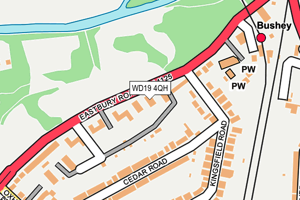 WD19 4QH map - OS OpenMap – Local (Ordnance Survey) WD19 4QH map - OS OpenMap – Local (Ordnance Survey)