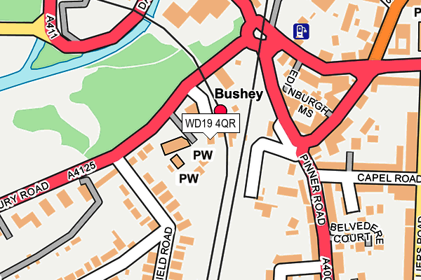 WD19 4QR map - OS OpenMap – Local (Ordnance Survey) WD19 4QR map - OS OpenMap – Local (Ordnance Survey)