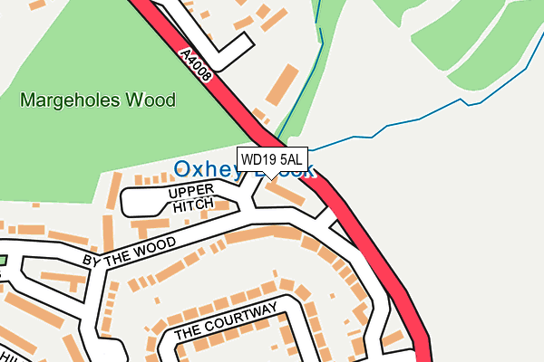 WD19 5AL map - OS OpenMap – Local (Ordnance Survey) WD19 5AL map - OS OpenMap – Local (Ordnance Survey)