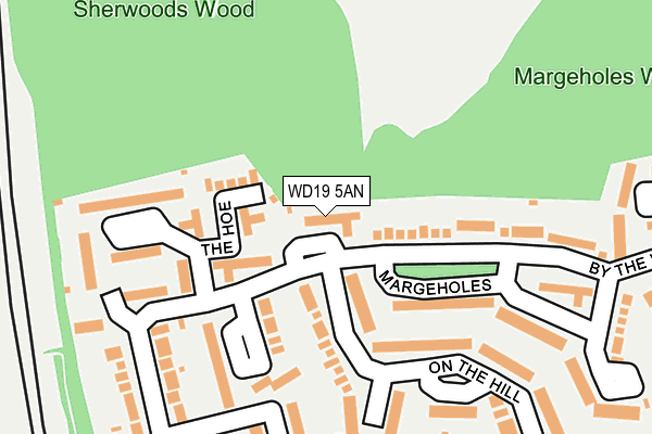 WD19 5AN map - OS OpenMap – Local (Ordnance Survey) WD19 5AN map - OS OpenMap – Local (Ordnance Survey)