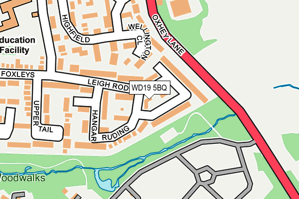 WD19 5BQ map - OS OpenMap – Local (Ordnance Survey) WD19 5BQ map - OS OpenMap – Local (Ordnance Survey)