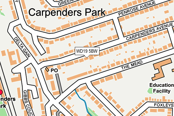 WD19 5BW map - OS OpenMap – Local (Ordnance Survey) WD19 5BW map - OS OpenMap – Local (Ordnance Survey)