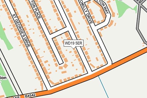 WD19 5ER map - OS OpenMap – Local (Ordnance Survey) WD19 5ER map - OS OpenMap – Local (Ordnance Survey)