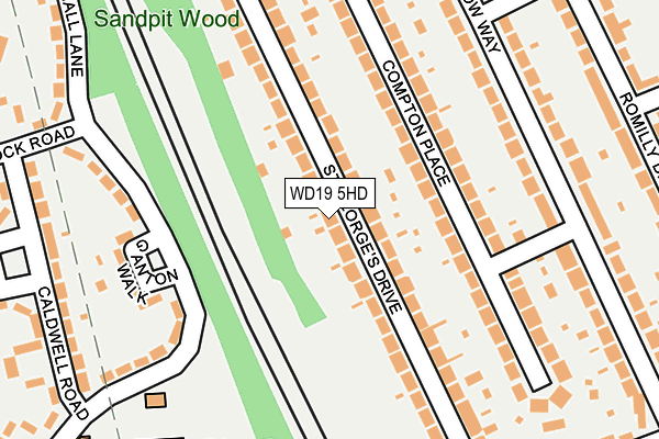 WD19 5HD maps, stats, and open data