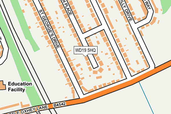 WD19 5HQ map - OS OpenMap – Local (Ordnance Survey) WD19 5HQ map - OS OpenMap – Local (Ordnance Survey)