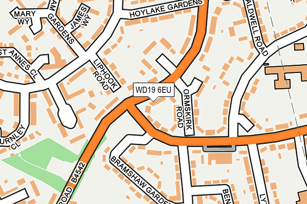 WD19 6EU map - OS OpenMap – Local (Ordnance Survey) WD19 6EU map - OS OpenMap – Local (Ordnance Survey)