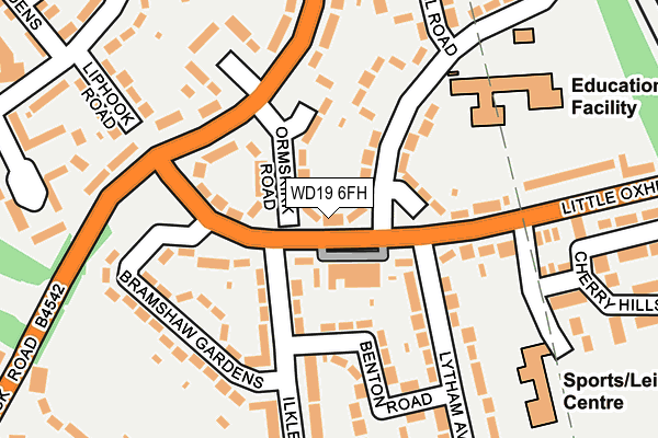WD19 6FH map - OS OpenMap – Local (Ordnance Survey) WD19 6FH map - OS OpenMap – Local (Ordnance Survey)