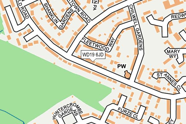 WD19 6JD map - OS OpenMap – Local (Ordnance Survey) WD19 6JD map - OS OpenMap – Local (Ordnance Survey)