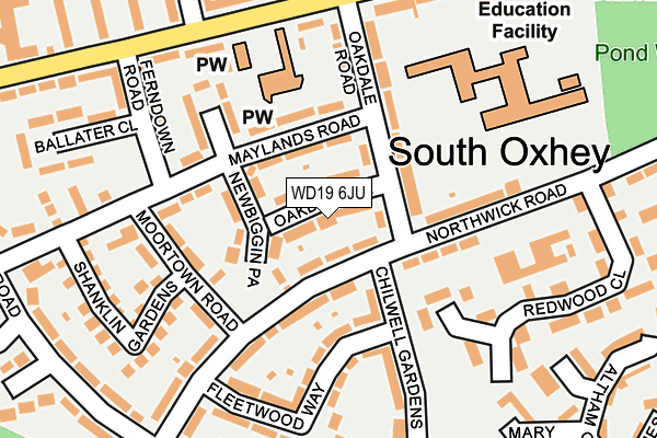 WD19 6JU map - OS OpenMap – Local (Ordnance Survey) WD19 6JU map - OS OpenMap – Local (Ordnance Survey)