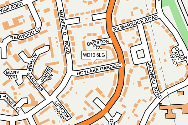 WD19 6LG map - OS OpenMap – Local (Ordnance Survey) WD19 6LG map - OS OpenMap – Local (Ordnance Survey)