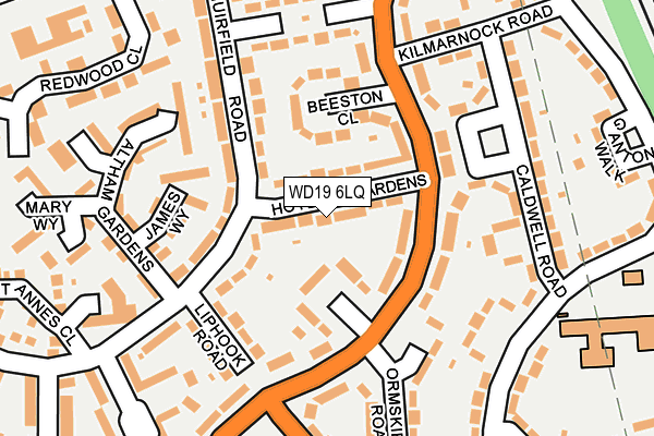 WD19 6LQ map - OS OpenMap – Local (Ordnance Survey) WD19 6LQ map - OS OpenMap – Local (Ordnance Survey)