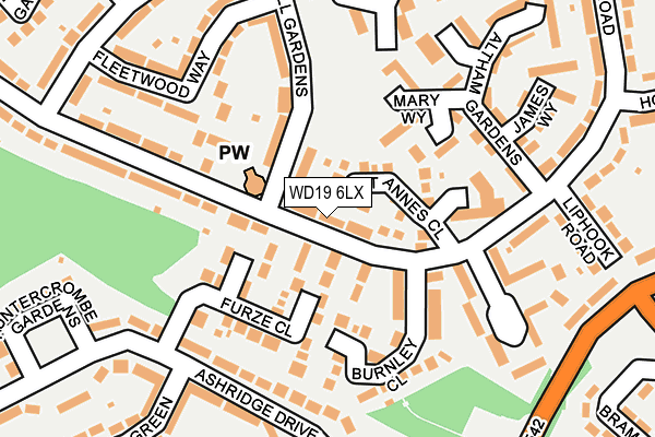 WD19 6LX map - OS OpenMap – Local (Ordnance Survey) WD19 6LX map - OS OpenMap – Local (Ordnance Survey)