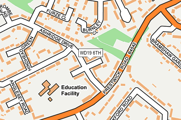 WD19 6TH map - OS OpenMap – Local (Ordnance Survey) WD19 6TH map - OS OpenMap – Local (Ordnance Survey)