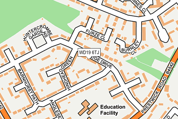 WD19 6TJ map - OS OpenMap – Local (Ordnance Survey) WD19 6TJ map - OS OpenMap – Local (Ordnance Survey)
