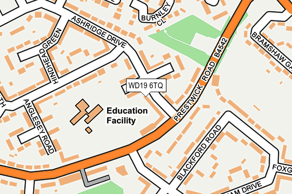 WD19 6TQ map - OS OpenMap – Local (Ordnance Survey) WD19 6TQ map - OS OpenMap – Local (Ordnance Survey)