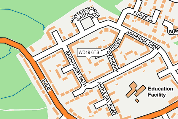 WD19 6TS map - OS OpenMap – Local (Ordnance Survey) WD19 6TS map - OS OpenMap – Local (Ordnance Survey)