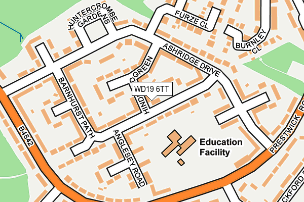 WD19 6TT map - OS OpenMap – Local (Ordnance Survey) WD19 6TT map - OS OpenMap – Local (Ordnance Survey)