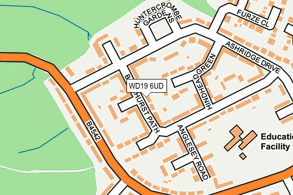 WD19 6UD map - OS OpenMap – Local (Ordnance Survey) WD19 6UD map - OS OpenMap – Local (Ordnance Survey)