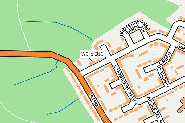 WD19 6UQ map - OS OpenMap – Local (Ordnance Survey) WD19 6UQ map - OS OpenMap – Local (Ordnance Survey)