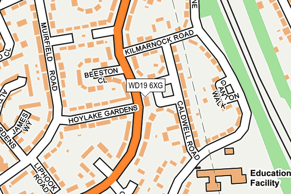 WD19 6XG map - OS OpenMap – Local (Ordnance Survey) WD19 6XG map - OS OpenMap – Local (Ordnance Survey)